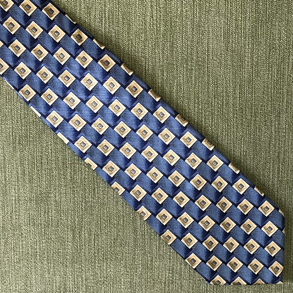 Giorgio Bissoni Designer 100% Silk Tie Necktie